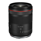Canon camera lens with 'Canon' branding on a white background