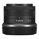 Canon camera lens with '10-18' focal length on a white background