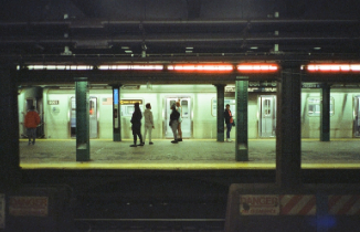 dubblefilm Cinema 35mm 800 iso color film at night