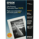 Epson Ultra Premium Presentation Paper Matte packaging with a sailboat image on a white background