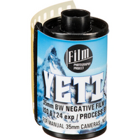 FPP Yeti Black and White Negative Film (35mm Roll Film, 24 Exposures)