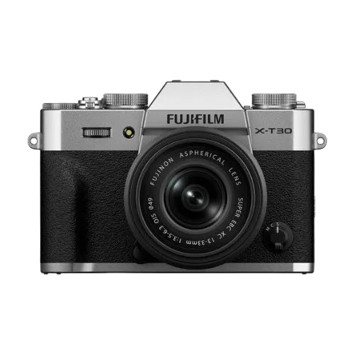 Fujifilm X-T30 camera on a white background