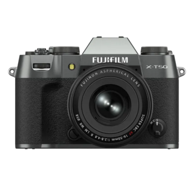 Fujifilm X-T50 Mirrorless Camera with XF 16-50mm f/2.8-4.8 Lens (Charcoal Silver)