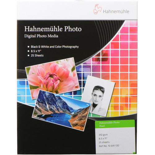 Hahnemühle Photo Pearl Inkjet Paper - 310gsm 8.5x11/25 Sheets