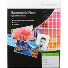Hahnemuhle Photo paper packaging with images of photos on a colorful grid background