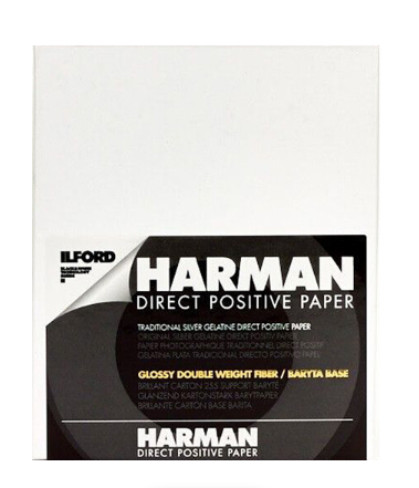 Ilford Direct Positive Fiber Based (FB) Paper (Glossy, 4 x 5", 25 Sheets)