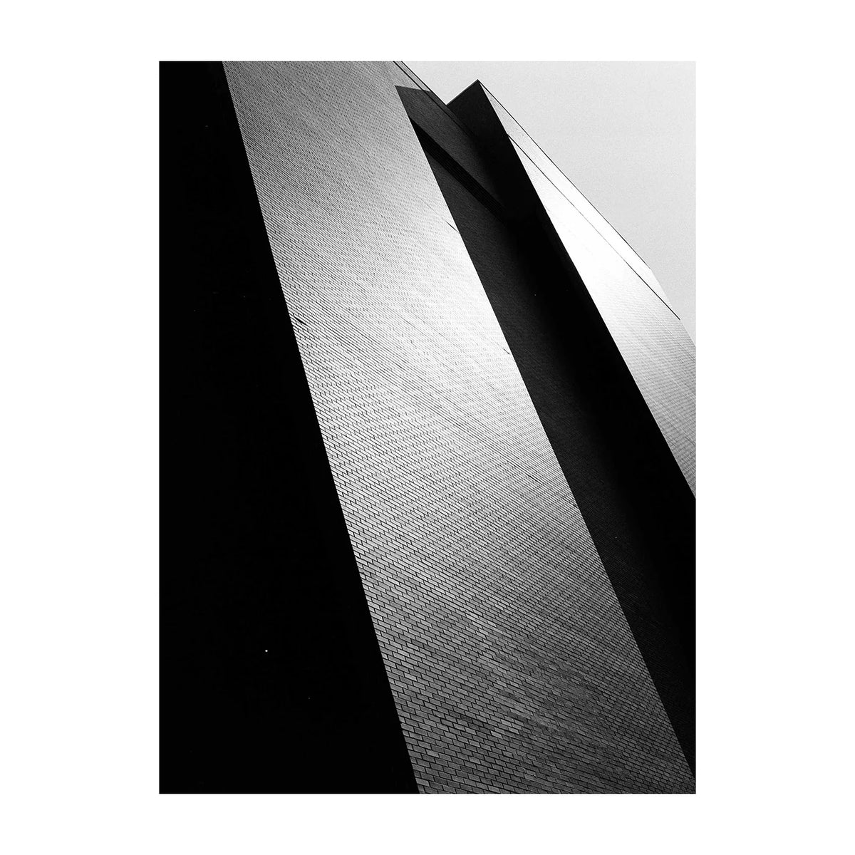 Black and white abstract architectural photo