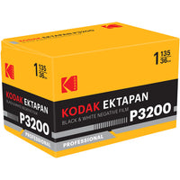 Kodak Ektapan 3200 BW Film (35mm Roll Film, 36 Exposures)