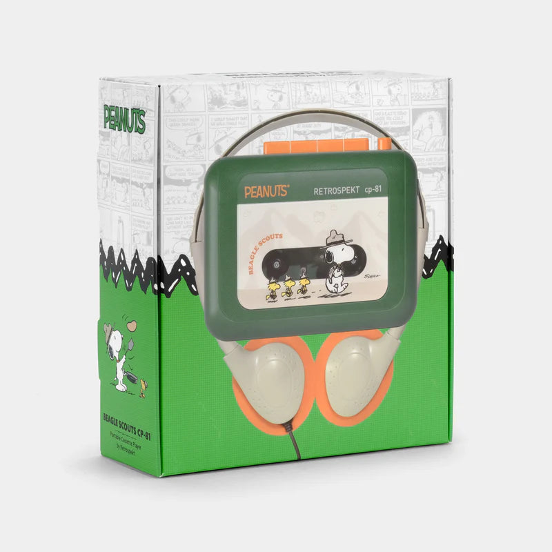 Retrospekt Portable Cassette Player - Peanuts Scouts