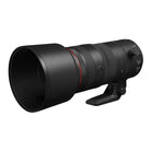 Camera lens with a white background
