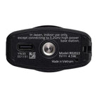 Black 5V 4.5W USB-C wireless transmitter or receiver module with white printed specifications and a QR code on a white background.