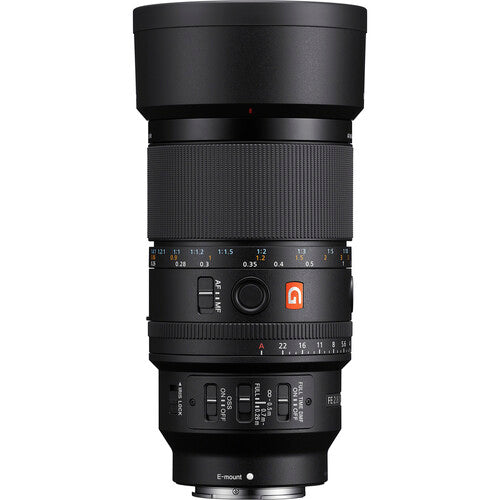 Sony Camera lens with brand logo on a white background