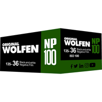 Wolfen NP100 Panchromatic B&W Negative Film (35mm Roll Film, 36 Exposures)