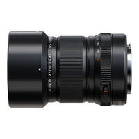 Camera lens with Fujifilm branding on a white background