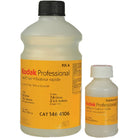 Two bottles of Kodak Professional Fixer on a white background
