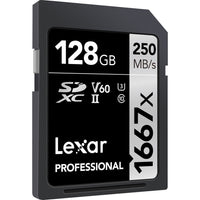 Lexar Pro 1667x 128GB UHS-II SDXC