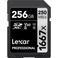 Lexar Pro 1667x 256GB UHS-II SDXC