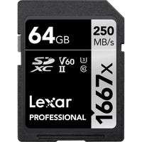 Lexar Pro 1667x 64GB UHS-II SDXC