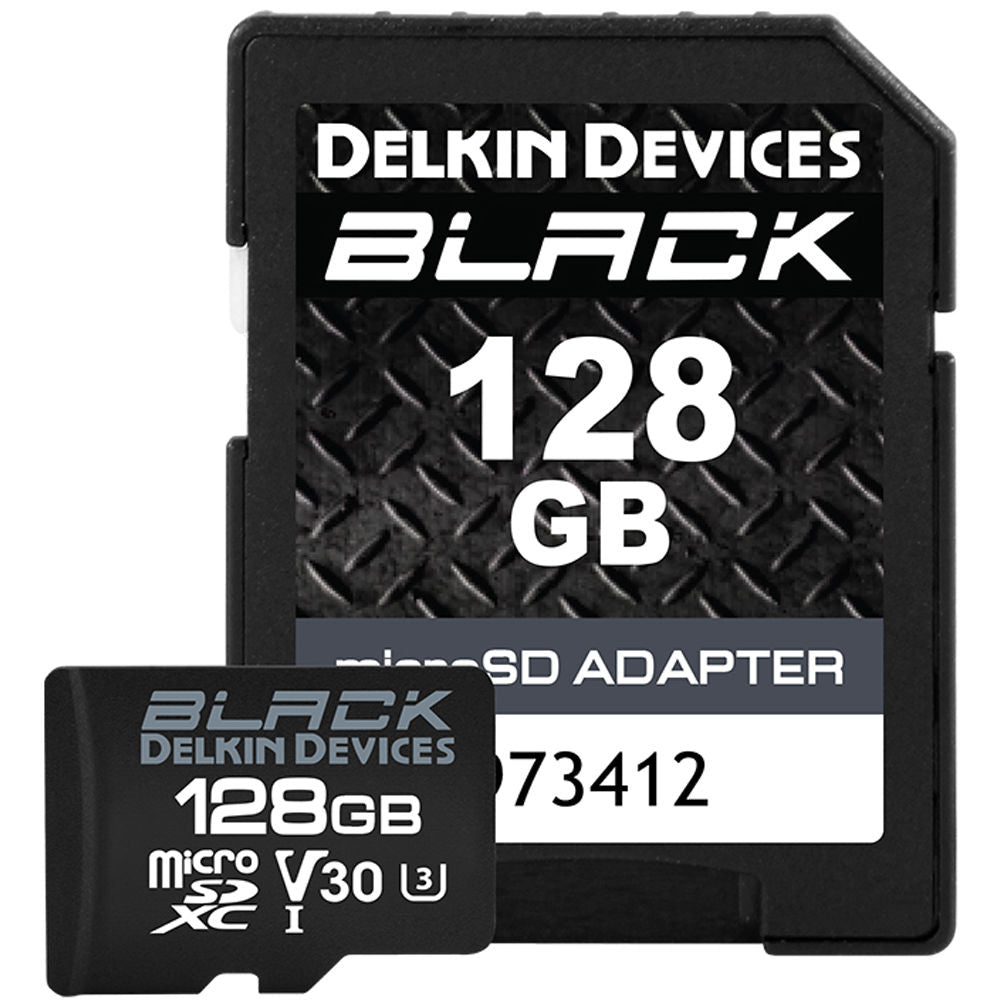 Delkin Black Rugged microSD 128GB 90 MB/S V30