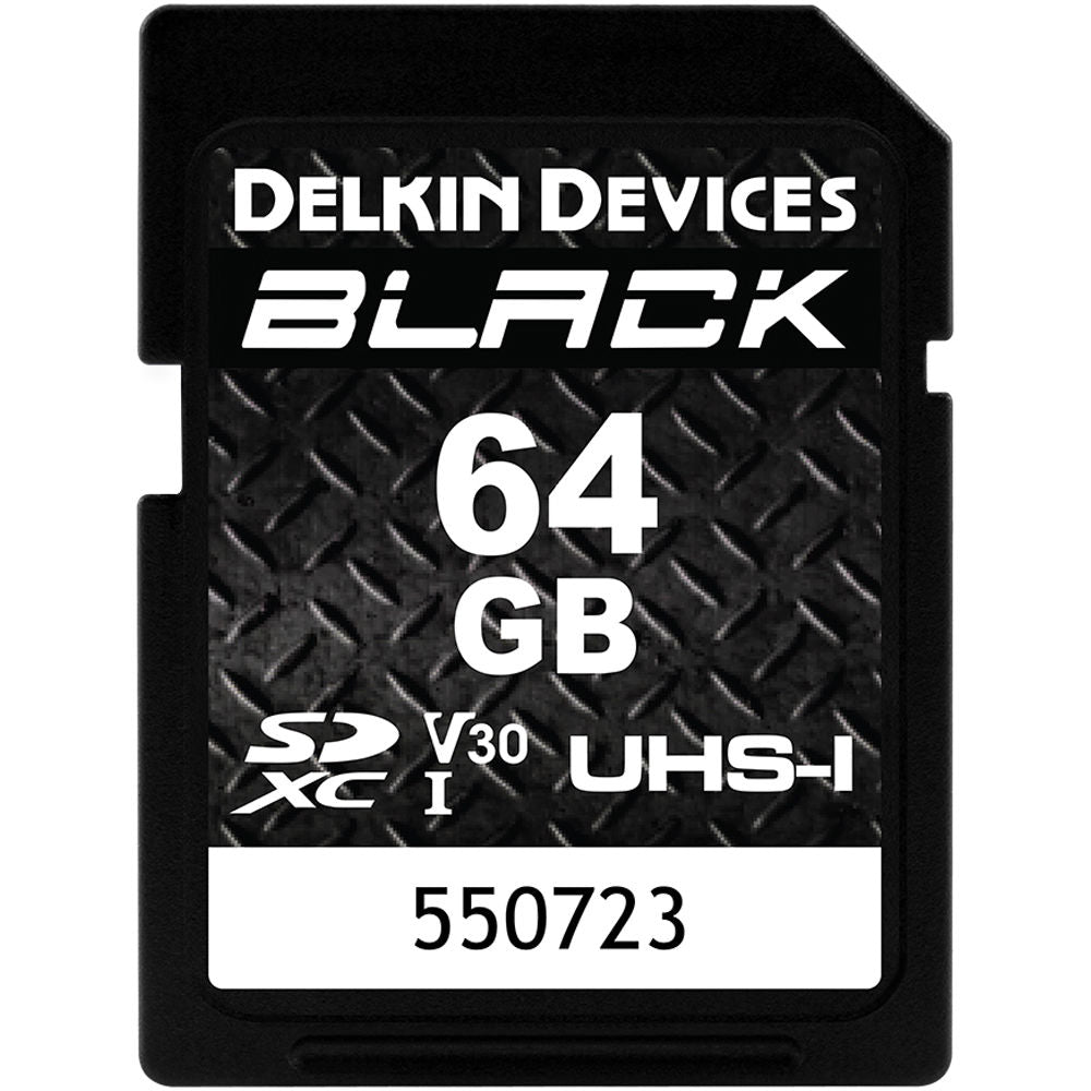 Delkin Devices Rugged Black UHS-I V30 64GB