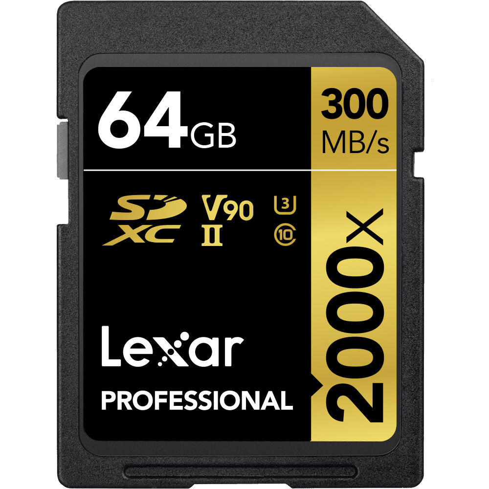 Lexar Pro 2000x 64GB UHS-II SDXC