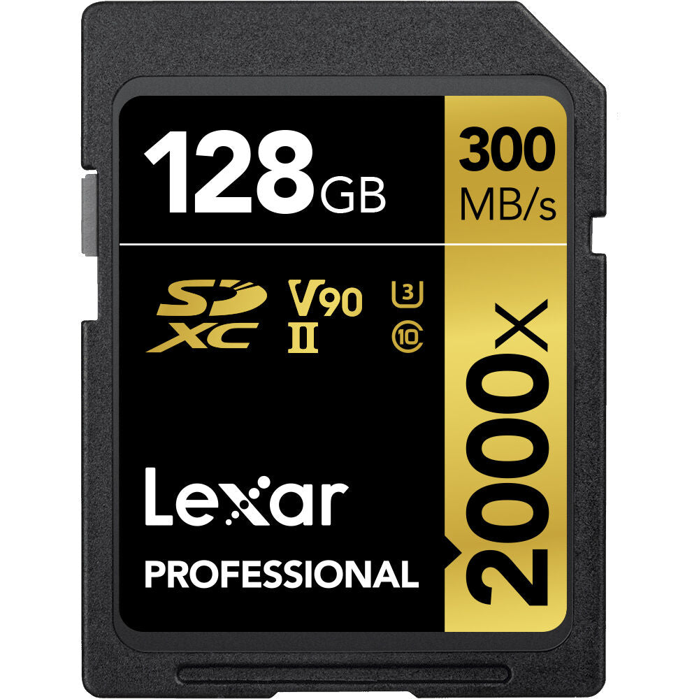 Lexar Pro 2000x 128GB UHS-II SDXC