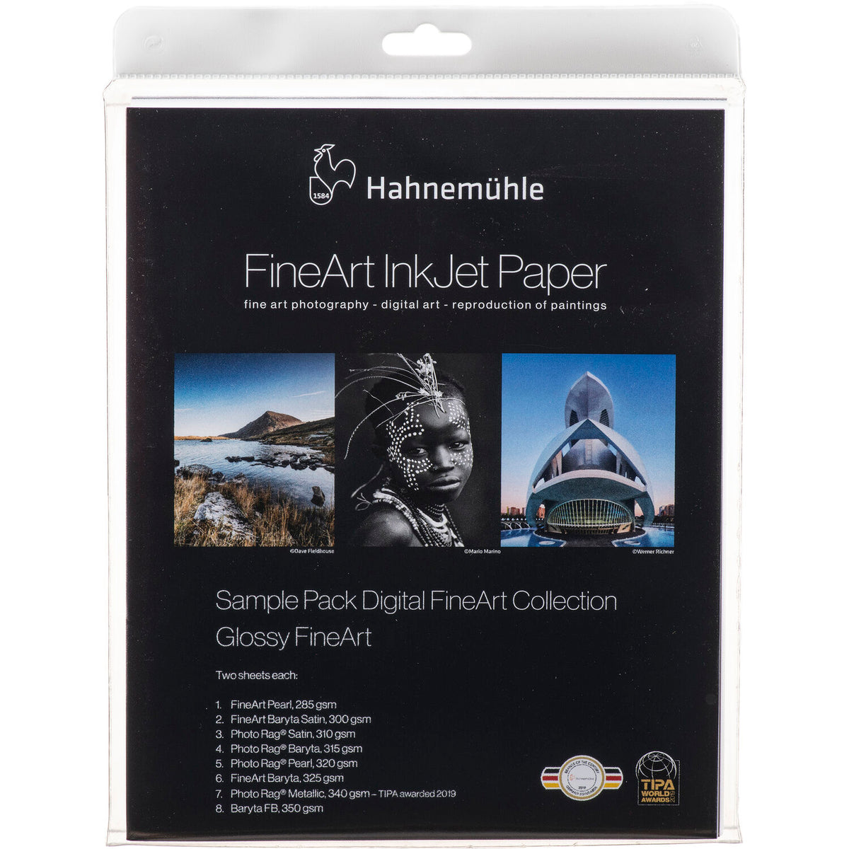 Hahnemühle Sample Pack Glossy FineArt (8.5x11”, 16 sheets)