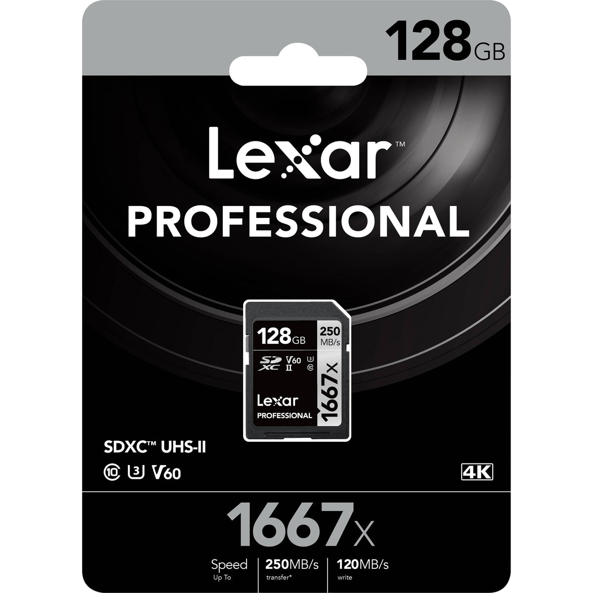 Lexar Pro 1667x 128GB UHS-II SDXC