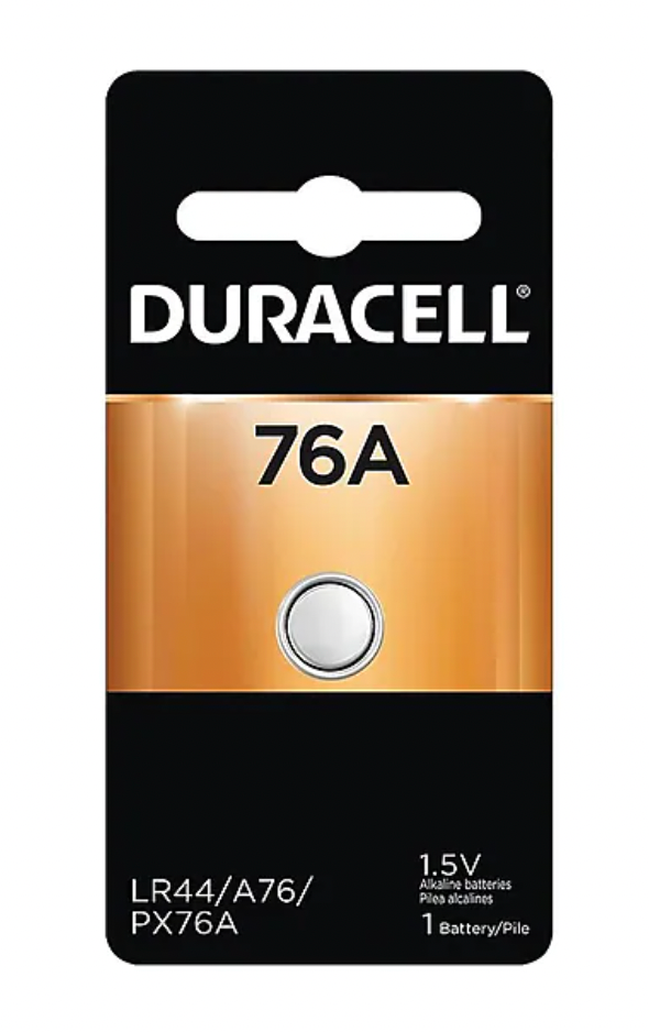 Duracell A76/LR44 ALK BATT 1PK