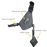 Cotton Skout Sling-Style Harness (Grey)