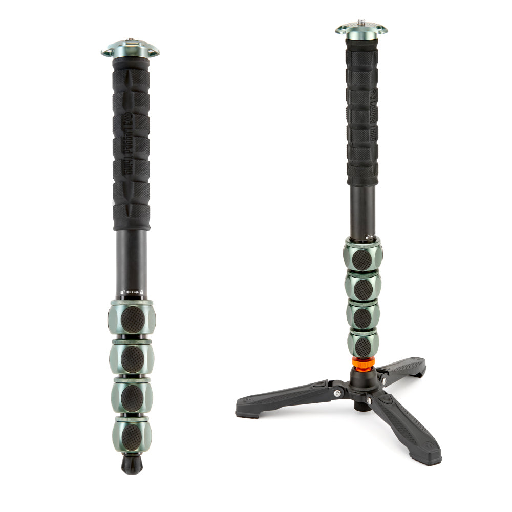 3 Legged Thing Alan 2.0 Professional Carbon Fiber Monopod with DocZ2 Foot Stabilizer Kit