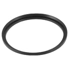 A black stepping ring, typically used for adapting filters to lens threads.