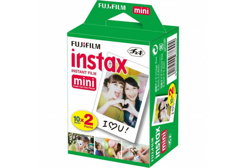 FUJIFILM Instax mini instant film, twin pack 20 sheets