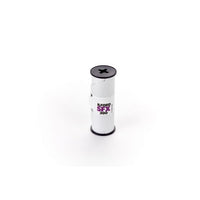 Roll of camera film on a white background